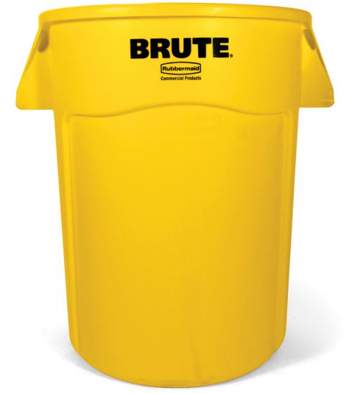 Vented Utility Container Yellow 166.3L / 44 Gallon