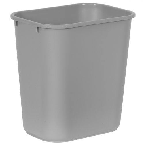 Medium Wastebasket Gray 26.6L / 28 Quart