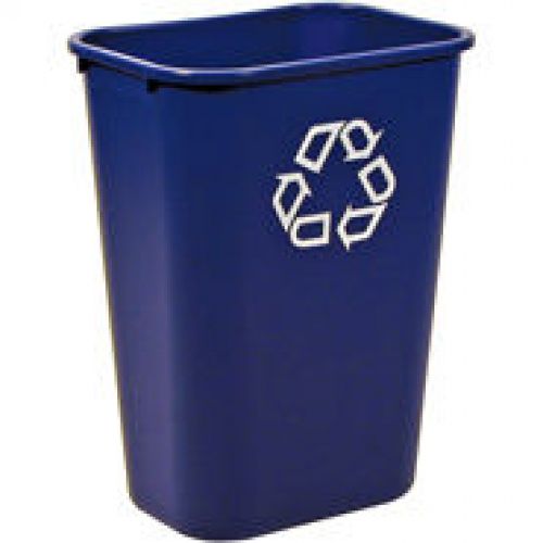 Deskside Recycling Container Blue 39L / 41 Quart