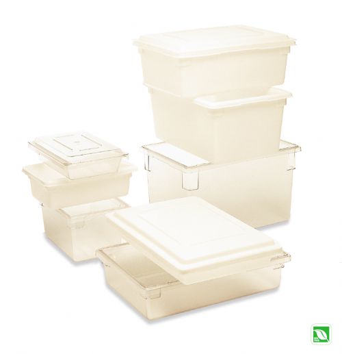 Food Storage Tote Box White 8.5 Gallon