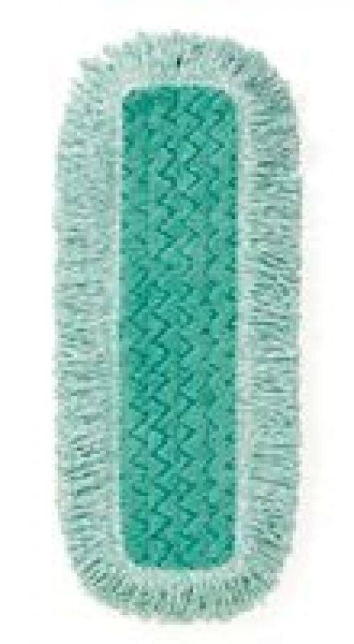 18'' Dust Pad With Fringe Green