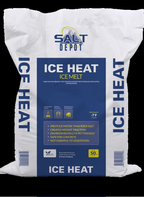 Salt Depot Ice Heat Blue Ice Melter 50 LB Bag Pack 1 Bag