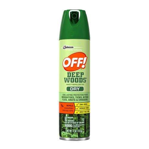 OFF! DEEP WOODS Insect Repellent Dry Aerosol 4 oz Pack 12 / cs