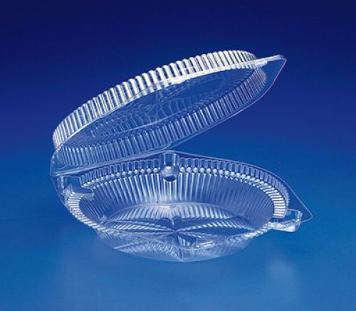 Surelock Clear Hinged 10 Pie Container 10-9/16x11x2-15/16 Pack 200