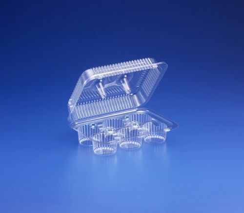 Surelock 6ct Cupcake Muffin Container 9-3/8x6-3/4x2-7/8 Pack 300