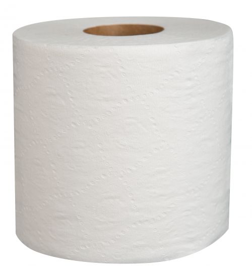 2-Ply Bath Tissue 4.5''x3.5'', White, 500 Sheets/Roll