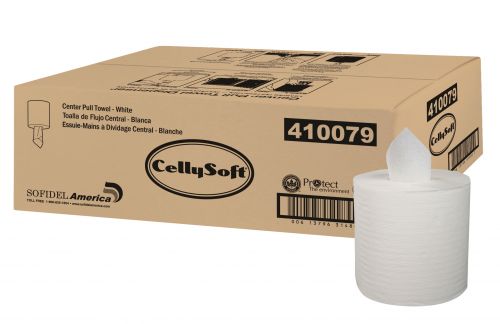 2-Ply Centerpull Paper Towel Roll 7.6''x9'', 450 Sheets, White (6 Rolls)