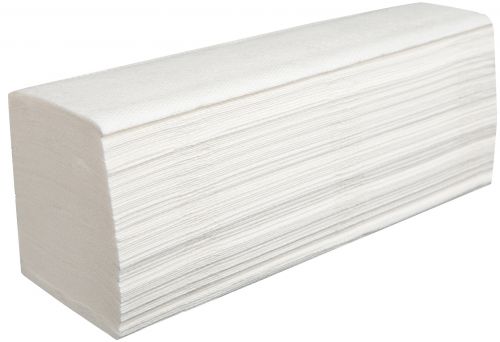 Multifold 1-Ply Paper Towel 9.02''x9.25'', Pack, White (150 Per Pack, 16 Packs)