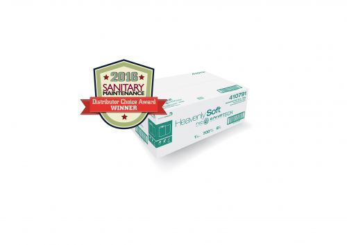1-Ply Hardwound Paper Towel Roll 8''x700', White (6 Rolls)