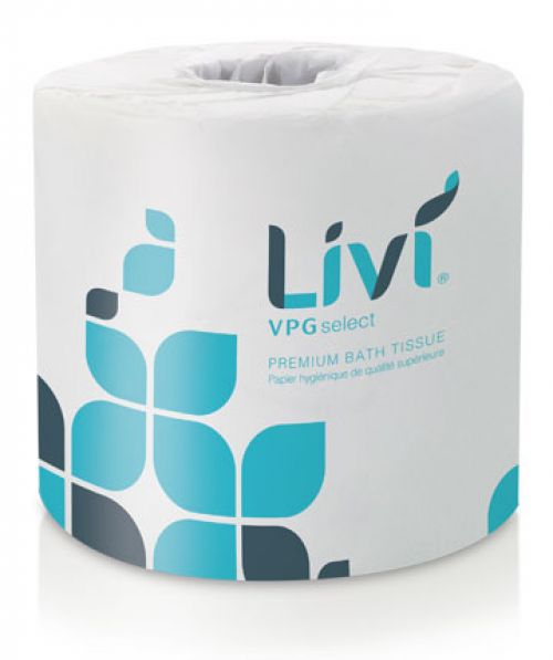 VPG Select 2-Ply Bath Tissue 4.49x3.98'', White, 500 Sheets/Roll