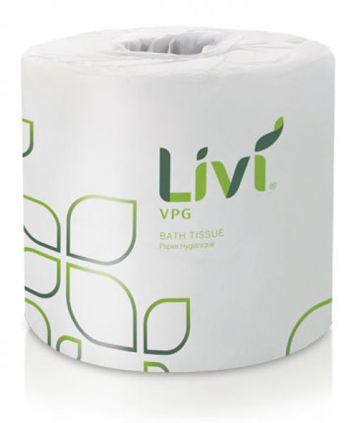 VPG 2-Ply Bath Tissue 4.06x3.74'', White, 400 Sheets/Roll