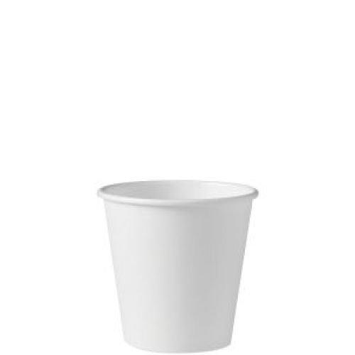 Cup Paper Hot 10 oz Squat White
