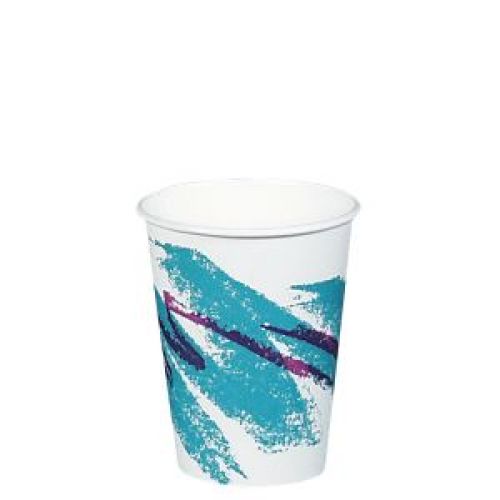 Paper Jazz Hot Cups 12 oz White With Print