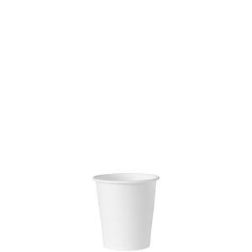 Cup Paper Dry Wax 3 oz White