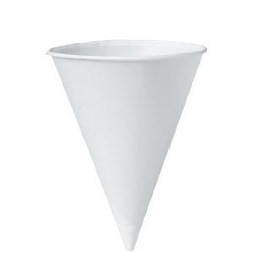Paper Cone Water Cups 8 oz White
