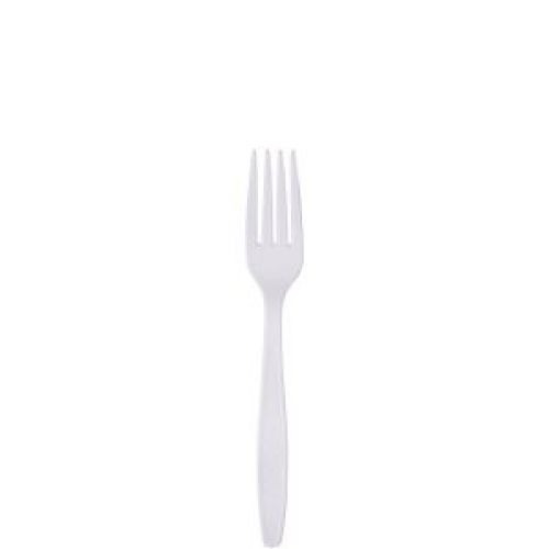 Cutlery Boxed Fork Heavy Weight White