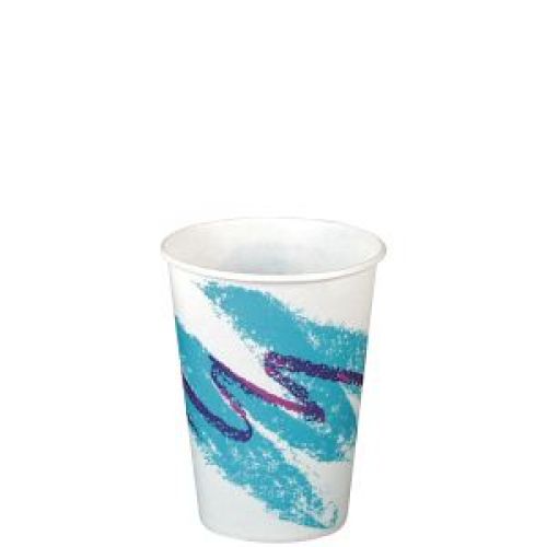 Cup Paper Cold 9 oz Treated Wax Jazz