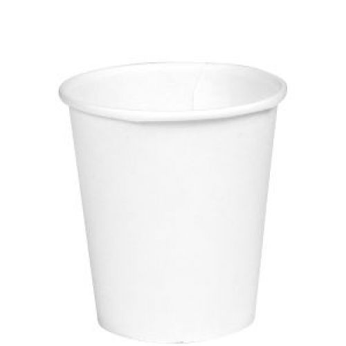 Cup Paper Dry Wax 3 oz Unprinted White