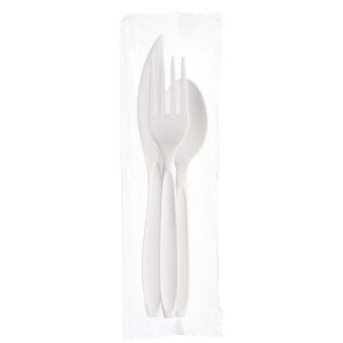 Cutley Kit White Medium Weight - Knife - Fork - Spoon