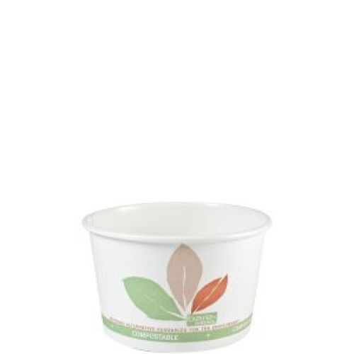 Food Container Paper 8 oz PLA Bare