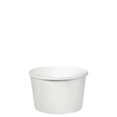 VS DSP Paper Food Containers White 8 oz