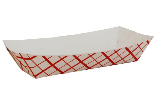 Southern Nested Hot Dog Container Red Check 7x 2.75 x 1.5 1000/CS Pack CS