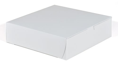 Southern 9x9x2-1/2 White Bakery Box Pack 250