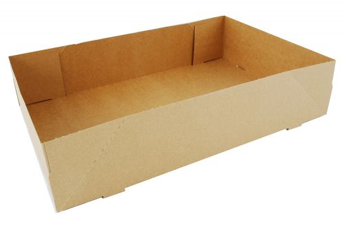 Southern 1# 13.5X9X3 BRN DONUT TRAY Kraft Pack 250/CS