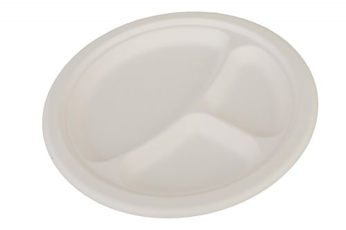 Southern 9 3 Comp Molded Fiber Plate Heavy Weight Champware White Pack 500 cs