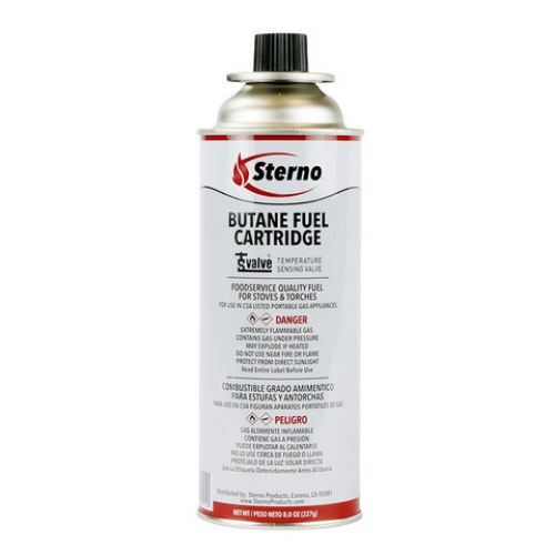Sterno Butane Fuel 8 oz Can Pack 12 / cs