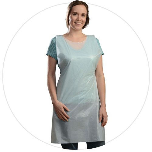 Tradex Poly Apron 24X42 Embossed Pack 10 / 100