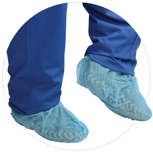 Tradex Polyprop Shoe Cover Blue X-Large Pack 3 / 100