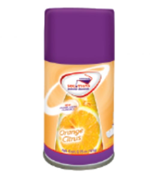 Ultimate Solutions ulti-MIST Orange Citrus 6.75oz Metered Air Freshener Pack 12