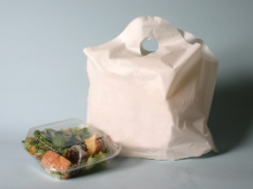 Take Out Bag w/ Wave Top Handle