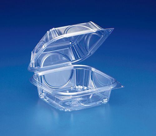 Surelock 5-3/8x5x3 Clear Hinged Container Visibly Fresh Pack 330