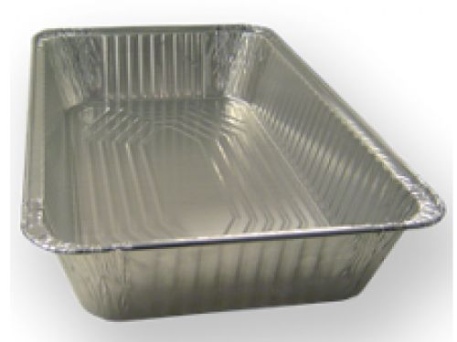 Western 1/3 Size Deep Aluminum Steam Table Pan Pack 100 / case