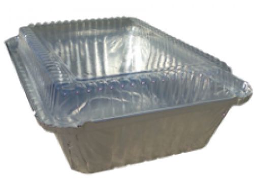Western Clear Plastic Dome Lid 2-1/4lb Pan Pack 500 / case