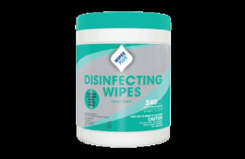 Disinfecting Surface Wipes 6''x6.75'', Canister, White (240 Per Canister, 12 Canisters)