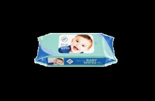 Unscented Baby Wipes Refill 7''x8'', Pack, White (80 Per Pack, 12 Packs)