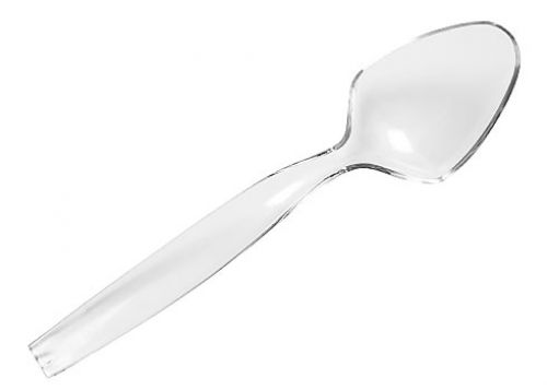WNA 9" Clear Serving Spoon Pack 144