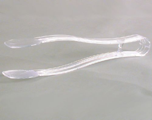 WNA 9" Clear Serving Tongs Pack 48