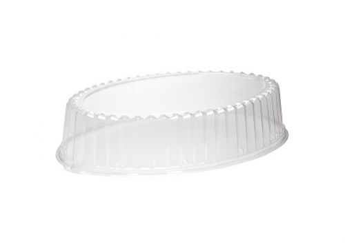 WNA 21" x 14" Oval Clear Dome Lid Pack 40