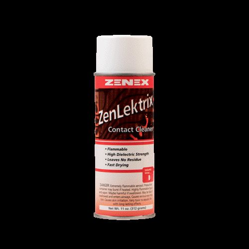 Zenex ZenElectric Contact Cleaner-Flammable / Aerosol Pack EA