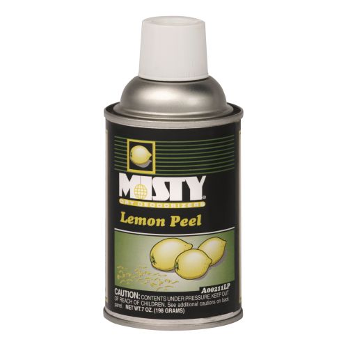 Misty Metered Deodorizer Lemon Peel 12 oz Aerosol Pack 12 / cs