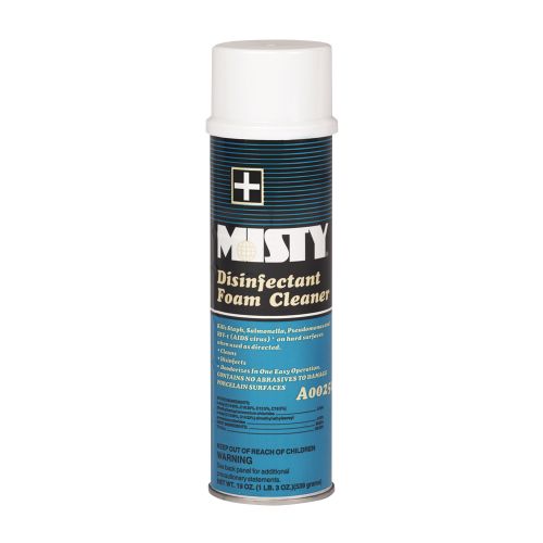 Misty Disinfectant Foam Cleaner 20 oz Aerosol Pack 12 / cs