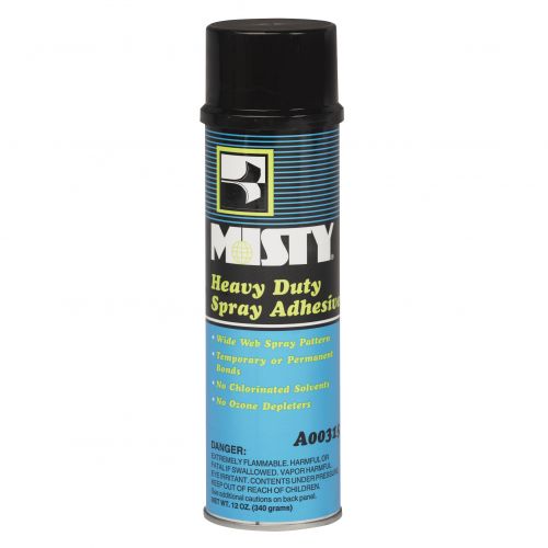 Misty Heavy Duty Spray Adhesive 20 oz Aerosol Pack 12 / cs