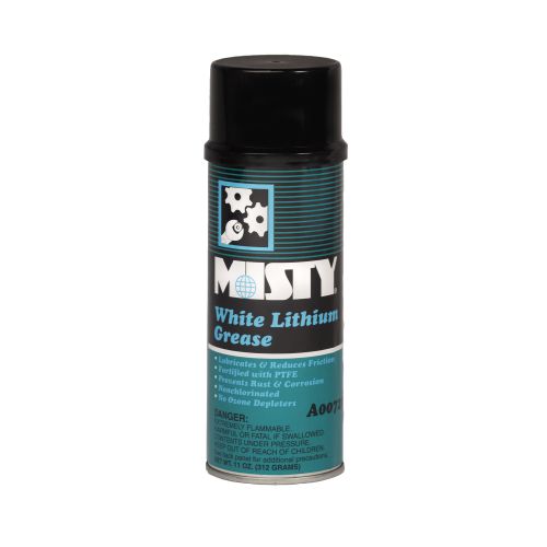 Misty White Lithium Grease With PTFE 16 oz Aerosol Pack 12 / cs