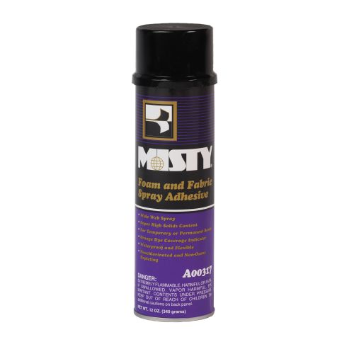 Misty Foam & Fabric Spray Adhesive 20 oz Aerosol Pack 12 / cs