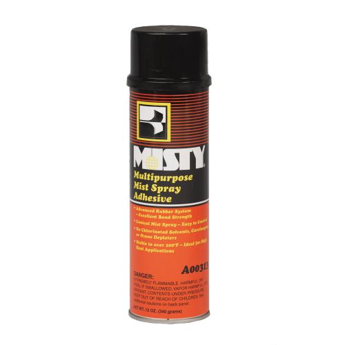Misty Multi-Purpose Spray Adhesive Misting 20 oz Aerosol Pack 12 / cs