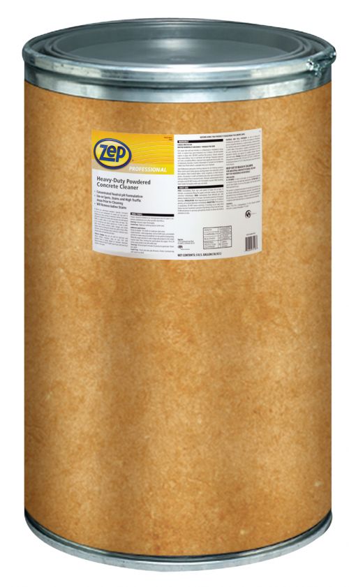 Zep Pro Powdered Concrete Cleaner Heavy Duty 125 LB Pine Scent Pack 1 Drum